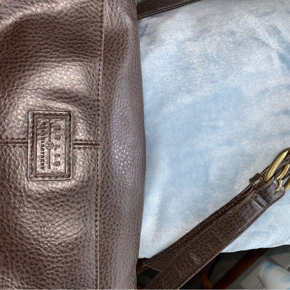 Relic Brown pebble Leather Crossbody Bag - Picture 3 of 6